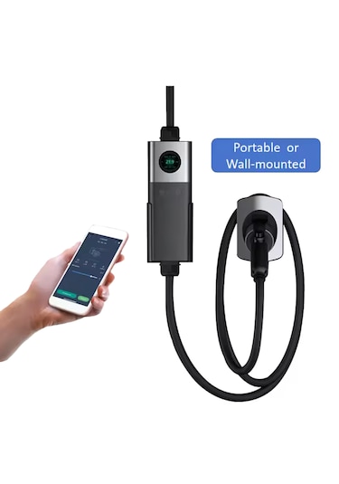 Hici Wifi 7 Kw 32A Elektrikli Araç Şarj İstasyonu + Çanta