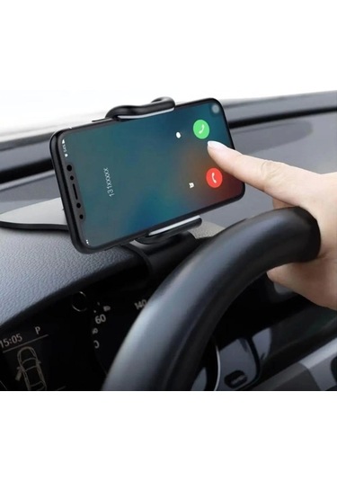 Ceylan Adam Araç İçi Konsola Takılan Döner Başlıklı Telefon Kıskacı Telefon Tutucu