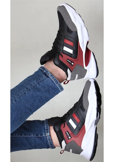 M.P. 231-1014 Mr Erkek Siyah- Bordo Anorak Basketbol Ayakkabı Siyah