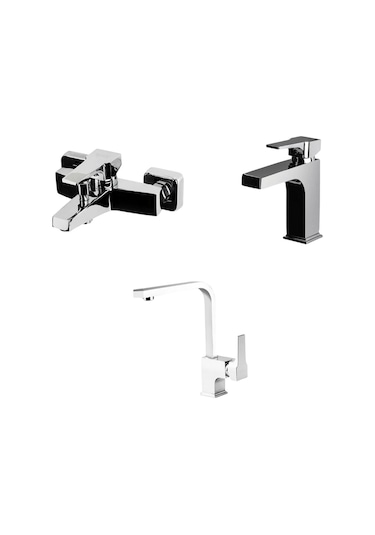 Banyo Batarya Set 941511-941521-941881l Krom