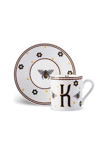 Karaca  K Harfli Kahve Fincanı 80 ml