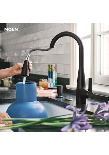 Moen 87627bl Haelyn Tek Saplı Aşağı Çekmeli Püskürtücü Mutfak Mus Diğer
