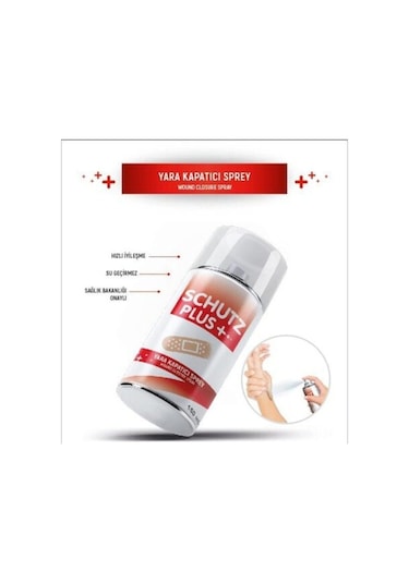 Schutz Plus Yara Kapatıcı Sprey 150 Ml