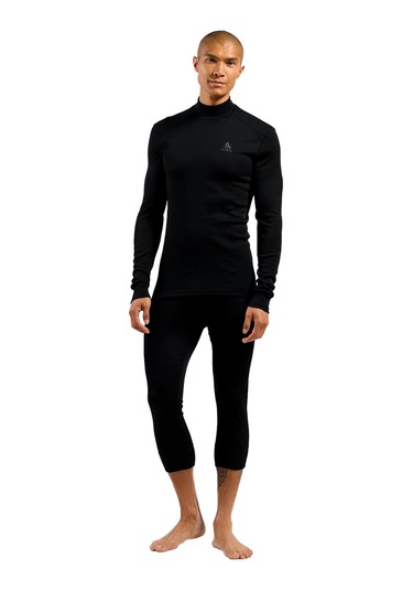Odlo Odlo Active Warm Bl Top Turtle Neck L/s Erkek Siyah İçlik Üst 6000 Siyah