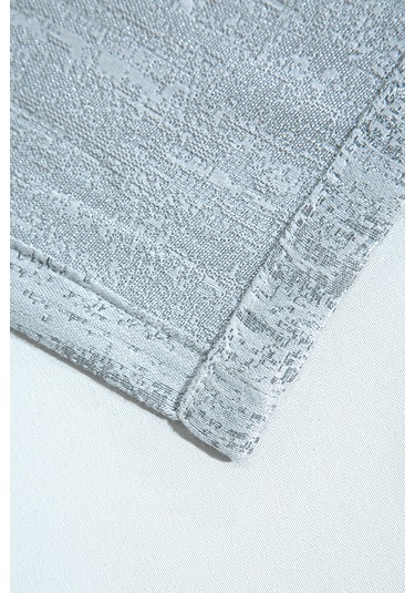 Venice Fon Perde Beyaz Gümüş 200x280 Beyaz