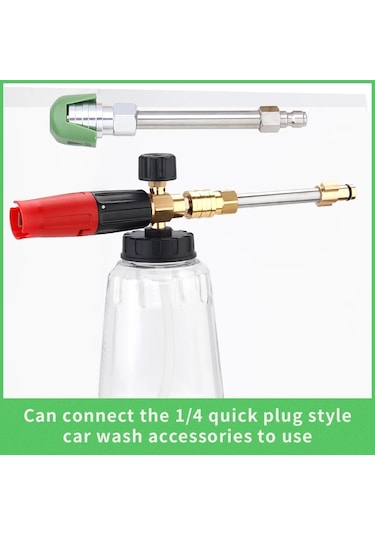 Elitech Yili-araba Yıkama Aks. Kendinden Kilitlemeli 1/4 Hızlı Bağlantı 10 Cm Çub Lance Adaptörü Yüksek Sulama Başlıkları 45147427