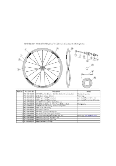 Fsa Metron 40 / Team 35 Arka Göbek Rulman (752-0296)
