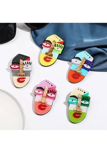 Yasya Broş İğnesi 100852186 Gri