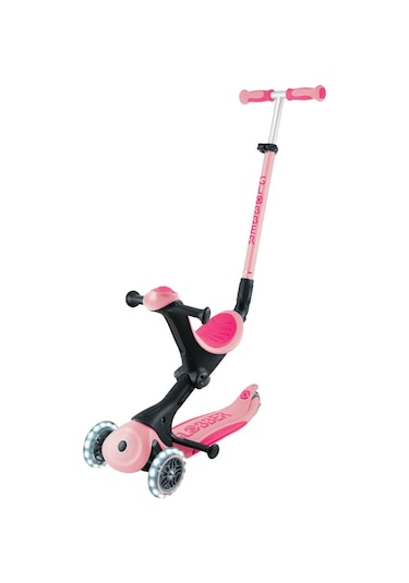 Globber Go Up Deluxe Işıklı Scooter - Pastel Pembe pembe