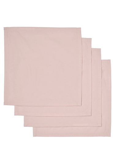 Ikea Näbbfısk Açık Pembe-beyaz 30x30 Cm Kumaş Peçete 4 Adet