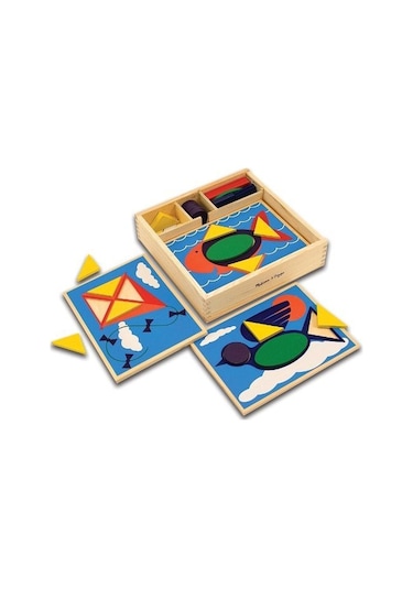 Melissa&Doug Ahşap Oyuncak Şekil Bulmaca