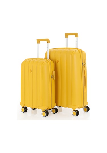 Mçs Polipropilen 2li Valiz Seti Orta & Kabin V305 S21yy1000076-set 00012 Sarı