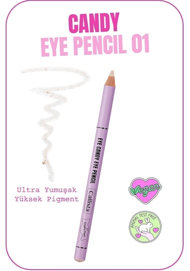 Callista Eye Candy Göz Kalemi 01 Angelic Pearl - Beyaz