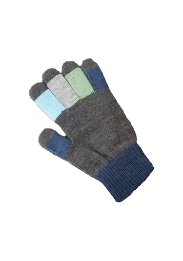 Hepsine Rakip Kız Erkek Triko Eldiven Kışlık Örgü Renkli Unisex