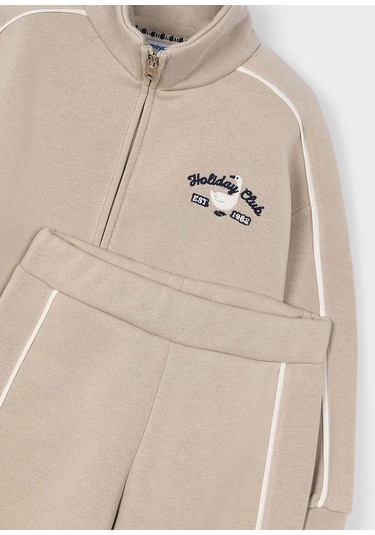 Mayoral Kız Çocuk Geniş Paça Eşofman Takım Bej