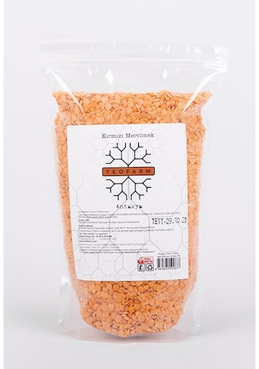 Teofarm Kırmızı Mercimek 500 G