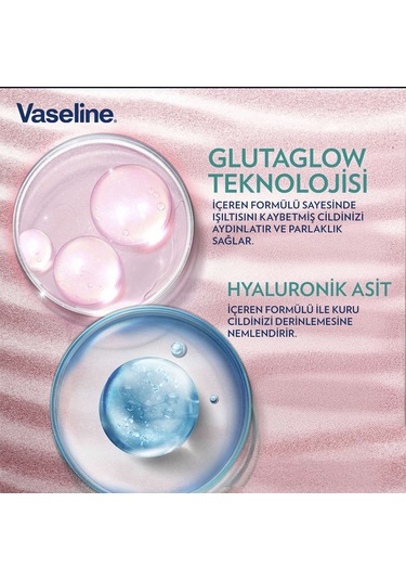 Vaseline Gluta-hya Serum Etkili Vücut Losyonu Pürüzsüzleştirici 170 Ml