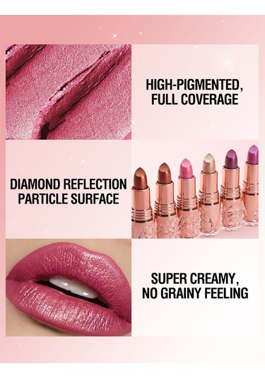 Qingmipy Yeni Nesil Su Geçirmez Işıltılı Ruj - Uzun Süreli Kalıcılık Ve Parlak Renkler