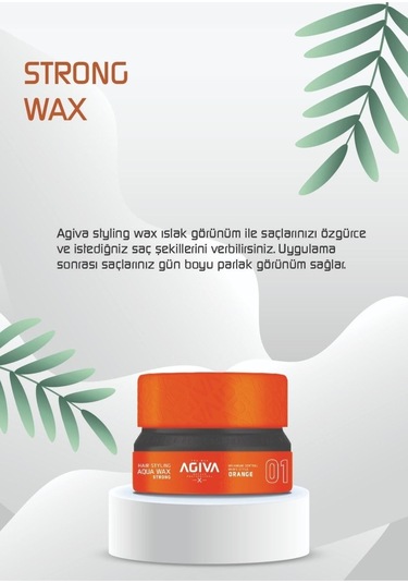 Agiva Wax 155 Ml 01 Strong Turuncu