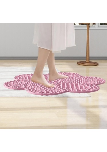 Electronıc Outlet Taşınabilir Suntek Refleksoloji Pembe Oturma Mat Masaj Ayak Masaj Aleti Zw Pembe