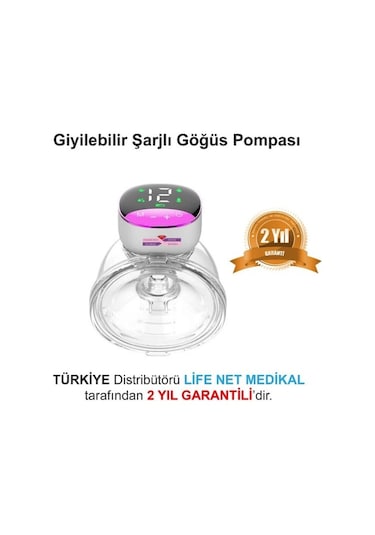 Life Net Diamond Elmas My-373 Giyilebilir Şarjlı Süt Sağma Makinası