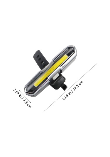 6017-mavi Kırmızı Çakarlı Usb Şarjlı Bisiklet Stop Lambası