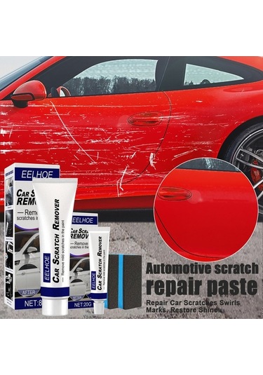 Besthome1 Eelhoe 80g Otomobil Çizik Tamir Kiti - Cila Ve Parlatıcı Wax Seti Kutulu