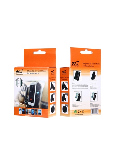 Genç Oyuncu Araba Manyetik Hava Firar Dağı Klip Tutucu Dock, İphone, Galaxy, Sony, Lenovo, Htc, Huawei Ve Diğer Akıllı Telefonlar İçin Siyah