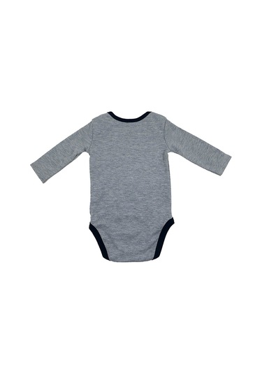 Fenerbahçe Lisanslı Kalpleri Fetheden Renkler Bebek Body Zıbın Gri