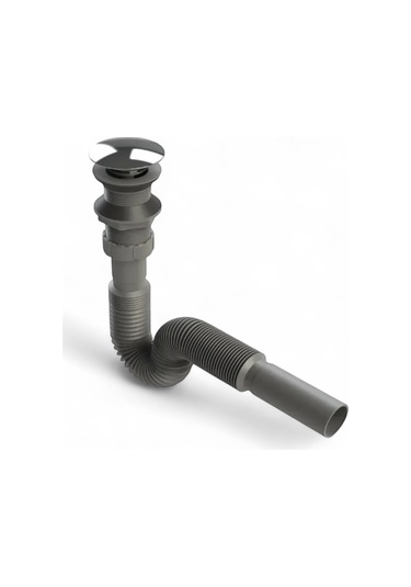 Kalite - Paslanmaz Başlıklı Ve Körüklü Sifonlu Clıck Clack Pop-up