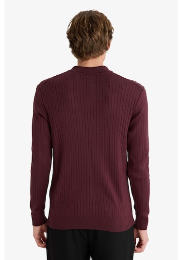 Defacto Standart Fit Polo Yaka Triko Kazak E5335ax25wnbr34 Bordo-br34 Defacto Standart Fit Polo Yaka Triko Kazak E5335ax25wnbr34 Bordo-br34