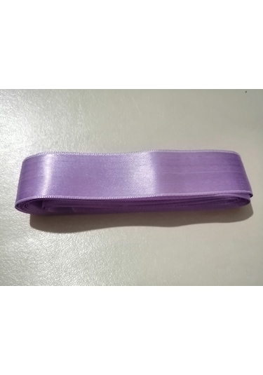 Abarta Saten Kurdele %100polyester 30mm 3cm -lila-5 Metre 3 CM