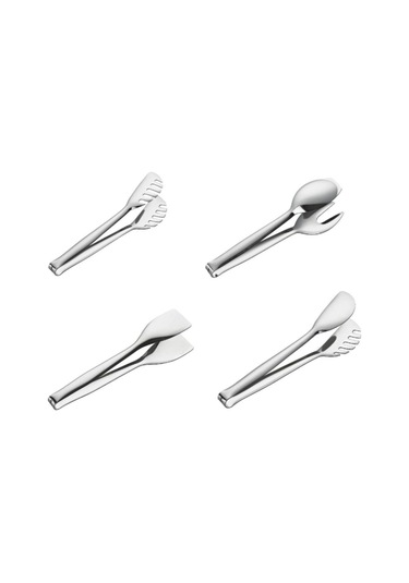 Nehir 4'lü Çelik Maşa Seti Pasta Maşa+servis Maşa+makarna Maşa+s