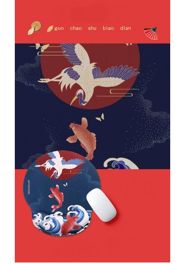 Bilek Desteği Bilek Desteği Hafızalı Köpük Mouse Pad Bilek Desteği Masa Oyun Oyunu Kaymaz Yeni Mouse Pad Erkekler Ve Kadınlar İçin, Lucky Money-kırmızı