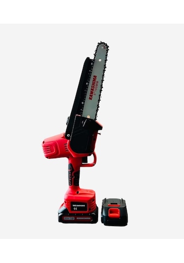 Kawashima Şarjlı Dal Budama Testeresi 20v 2.0ah Lithium-ıon Akü Çift Bataryalı
