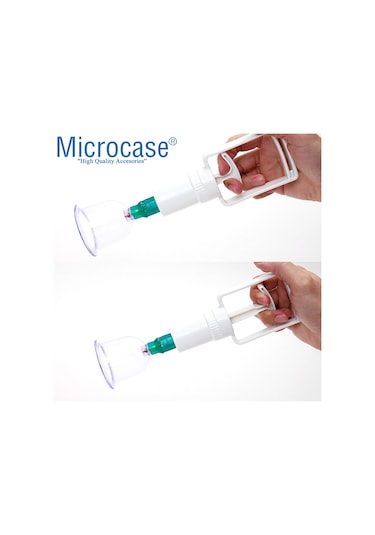 Microcase 12 Parça VakuMLu Kupa Çekme Masaj Hacamat Seti - Al3230