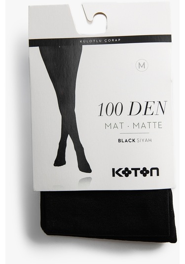 Koton Basic Külotlu Çorap 100 Den Siyah 3wak80082aa 3WAK80082AA999 Siyah