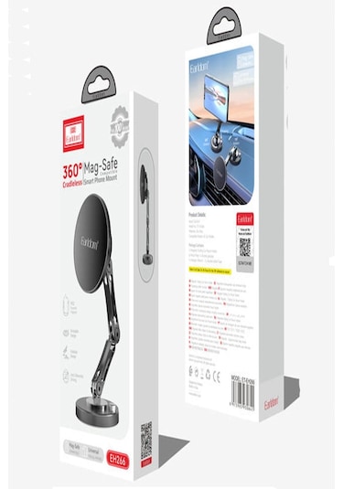 Earldom Eh266 360 Derece Ayarlanabilir Yapışlı Mıknatıslı M414