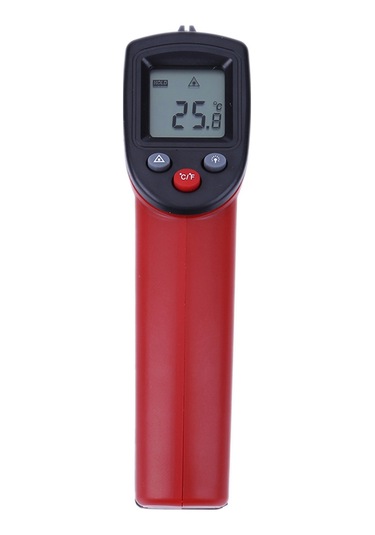 Dijital Kızılötesi Termometre Lazer Endüstriyel Sıcaklık Tabancası Temassız Arka Işık İle -50-380 C İnsanlar İçin Değildir Pil Dahil Değildir.