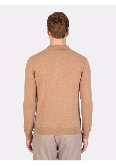Karaca Erkek Regular Fıt Triko Kazak-camel 113301200-02 Camel