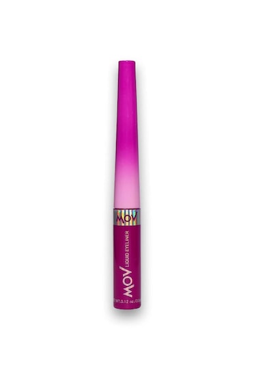 Mov Likit Eyeliner Mor 3,5 G Yoğun Pigmentli, Suya & Tere Dayanıklı Mor