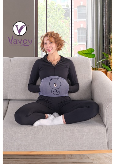 Vavey Sıcak Su Torbası Regl Kemeri Mor + Termojel