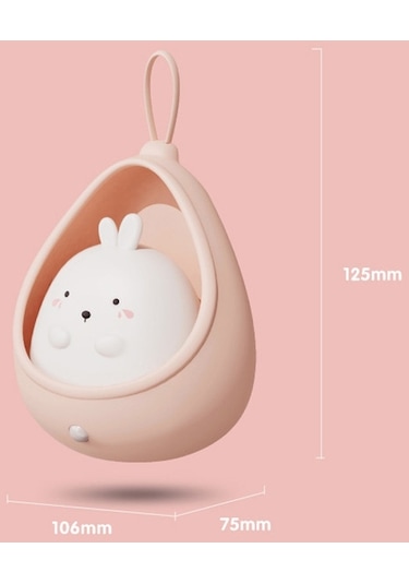 Sones Tl15 Karikatür Vücut Algılama Komidin Usb Şarjlı Gece Lambası Çok Renkli