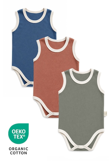 Luppinos Milena 3lü %100 Pamuk Bebek Atlet Set Çok Renkli
