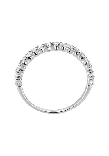 Sirius G Renk Pırlanta Taşlı Yarım Tur Yüzük 0804R0225