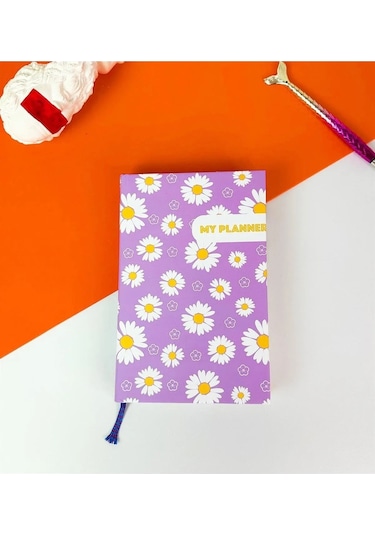 Mor Papatya My Planner Tasarımlı Konuşan Ajanda