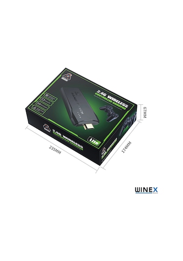 Winex Arcade 2023 Yeni 4KHD Retro Game Stick 90'lı Yıllar 20000 Oyun