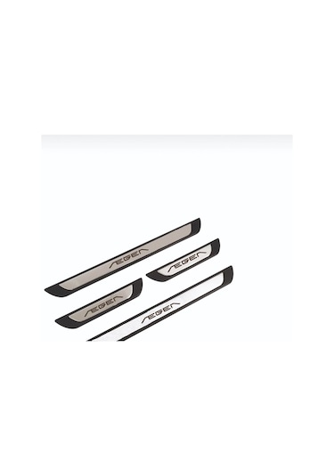 Fiat Egea 2015-2020 Modeller Old Krom Kapı Eşiği 4 Parça Paslanmaz Çelik