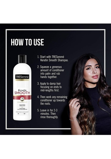 TRESemme P/C Keratin Smooth Kıvırcık Saçlar İçin Bukle Belirginleştirici Saç Kremi 592ML