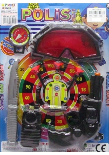 Oyuncak Kartela Polis Silah Seti